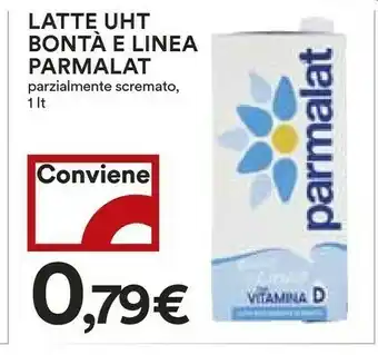 Coop Parmalat Latte Parzialmente Scremato UHT 1000 G(ml) offerta