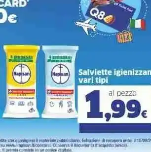 Sigma Napisan Salviette Igienizzante offerta