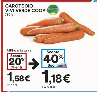 Coop Carote offerta