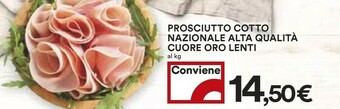 Coop Prosciutto Cotto Nazionale Alta Qualità Cuore Oro Lenti offerta