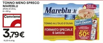 Coop Mareblu Tonno All'Olio D'Oliva offerta