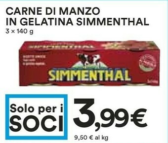 Coop Bolton alimentari spa Simmenthal 420 G(ml) offerta