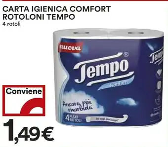 Coop Tempo Carta Igienica Comfort Rotolini offerta