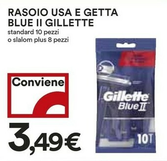 Gillette Rasoio Usa E Getta Blue II