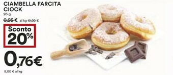 Coop Ciambella Farcita Ciock offerta