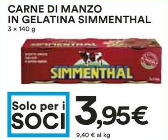 Coop Bolton alimentari spa Simmenthal 420 G(ml) offerta