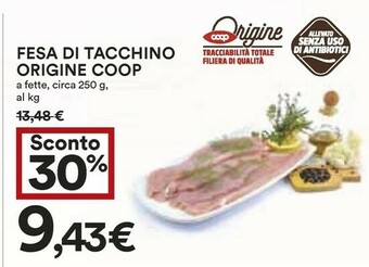 Coop Coop Fesa Di Tacchino offerta