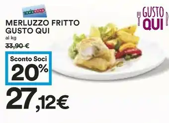 Coop Gusto Qui Merluzzo Fritto offerta