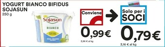 Coop Sojasun Bifidus Bianco Naturale 250 G(ml) offerta