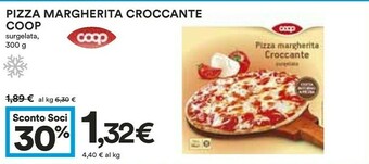 Coop Coop Pizza Margherita Croccante offerta
