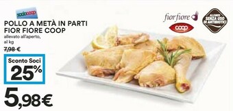 Coop Coop Pollo A Meta In Parti offerta