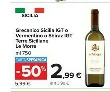 Carrefour Market Terre siciliane Nero d'Avola offerta