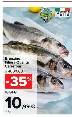 Carrefour Market Branzino offerta