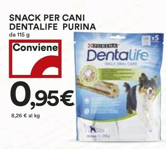 Coop Purina Snack Per Cani Dentalife offerta
