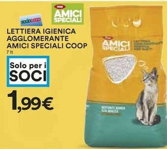 Coop Coop Lettiera Igienica Agglomerante Amici Speciali offerta