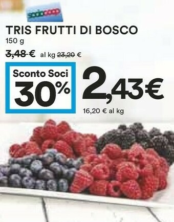Coop Tris Frutti Di Bosco offerta
