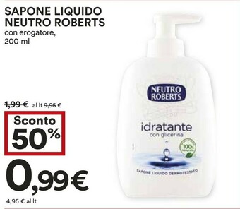 Coop Neutro Roberts Sapone Liquido offerta