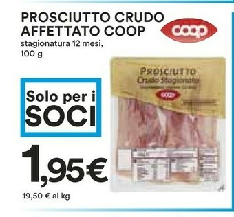 Coop Prosciutto crudo offerta