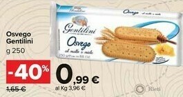 Carrefour Market Gentilini Biscotti offerta