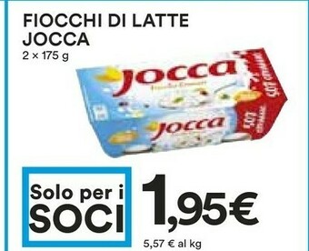 Coop Jocca Senza Lattosio 175 G(ml) offerta