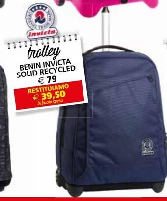 Il Gigante Trolley benin invicta solid recycled offerta