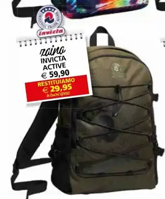 Il Gigante Zaino invicta active offerta