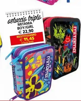 Il Gigante Astuccio tripla mitama boy / girl offerta