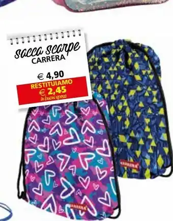 Il Gigante Sacca scarpe carrera offerta