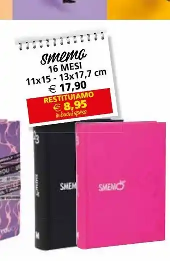 Smema 16 mesi 11 x 15 - 13x17.7 cm
