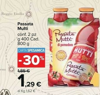 Carrefour Market Mutti Passata di pomodoro offerta