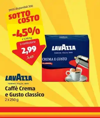 ALDI Caffè crema e gusto classico offerta