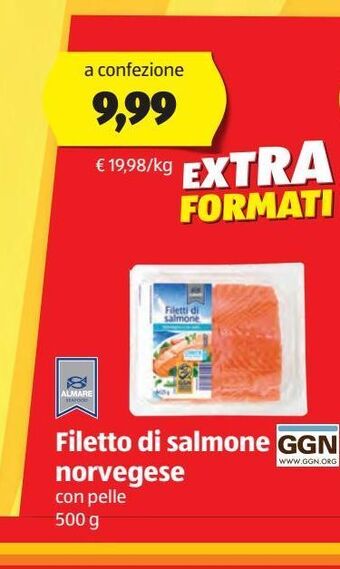 ALDI Filetti di salmone norvegese offerta