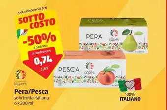 ALDI Pera / pesca offerta