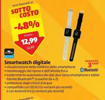Smartwatch digitale