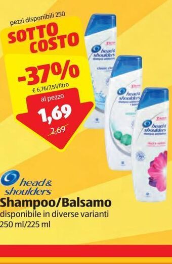 ALDI Shampoo / balsamo offerta