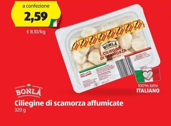 ALDI Ciliegine di scamorza affumicate offerta