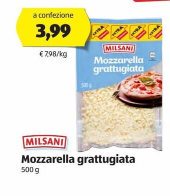 ALDI Mozzarella grattugiata offerta