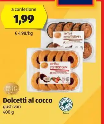 ALDI Dolcetti al cocco offerta
