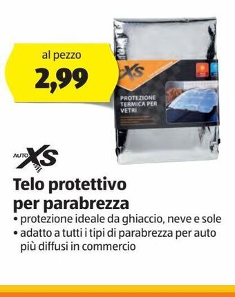 Telo protettivo per parabrezza