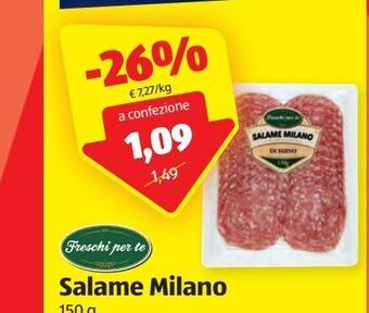 ALDI Salame milano offerta