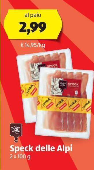 ALDI Speck delle alpi offerta