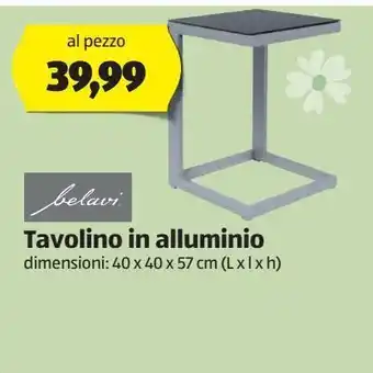 ALDI Tavolino in alluminio offerta