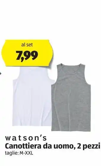 ALDI Canottiera uomo 2 pezzi offerta