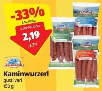 ALDI Kaminwurzerl offerta