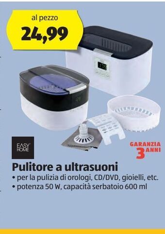 ALDI Pulitore a ultrasuoni offerta