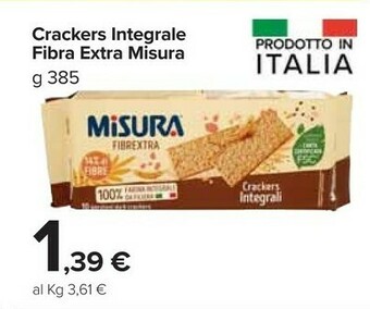 Carrefour Market Misura Crackers offerta
