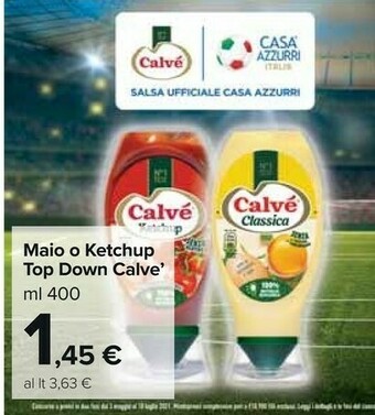 Carrefour Market Calvè Salsa offerta