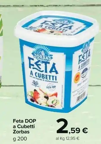 Carrefour Market Zorbas Formaggio offerta
