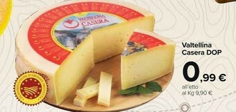 Carrefour Market Valtellina Formaggio offerta
