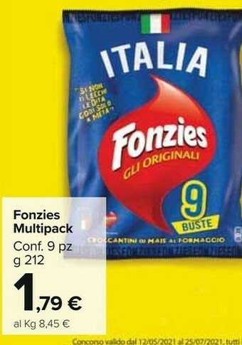 Carrefour Market Fonzies Snack offerta